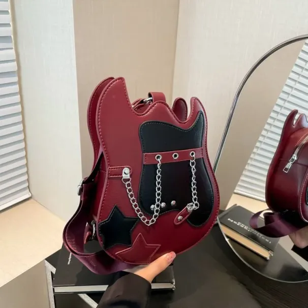 Spedizione gratuita, borsa a tracolla da motociclista in pelle color petrolio, modello Hami Melon, personalizzata e creativa, nuova moda_voghion.com