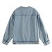 Men's Oversized Washed Denim Jacket - Streetwear Cleanfit Style, Relaxed Fit, Trendy & Stylish Long Sleeve Coat_voghion.com