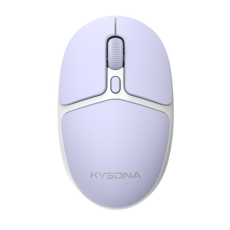 Quick Dispatch Office Silent Compact Wireless Charging White Pink Purple Mouse KYSONA_voghion.com