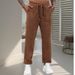 Men's Relaxed Straight Leg Fleece Jogger Pants With Drawstring Waist & Letter Print - Soft & Comfortable Casual Sweatpants For Men_voghion.com