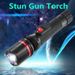 1 STUKS Stun Gun LED Zaklamp Stun Gun Zelfverdediging Verdedig jezelf Oplaadbare Elektrische ShockTazer Zaklamp_voghion.com