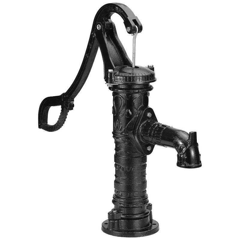 5.9 X Pump For 14.6 Pitcher Cast Handle 25.6 Water Easy X Preset Hand W Antique Well Pump Holes Pump Iron W Installat Inch 0.5_voghion.com