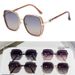 Internet celebrity versatile women's UV resistant frame glasses, large face slimming, polarized sunglasses, high-end_voghion.com