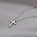 Hot Sale Japanese And Korean Cross Necklace For Women Simple Niche Design Sense Minimalist Pendant Collarbone Chain_voghion.com