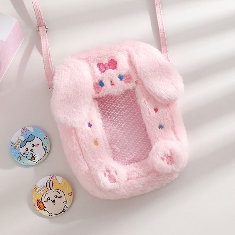 Giappone e Corea del Sud, cartone animato, peluche, da donna, con tracolla inclinata, grande capacità, organizer per auricolari, portamonete, borsa a tracolla_voghion.com
