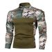ActiveGo ActiveGo Outdoor Fitness Jogging Men's Long Sleeve Military Field Camouflage Casual Stand Collar Sweatshirt_voghion.com