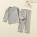 Kids' Clothing Autumn Clothes Long Sleeved T Shirts Suits Home Clothes Baby Suits_voghion.com