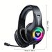 1pc Head-mounted Gaming Headset With Microphone, Adjustable Telescopic Ear Strap, Soft And Comfortable Earmuffs, Wired_voghion.com