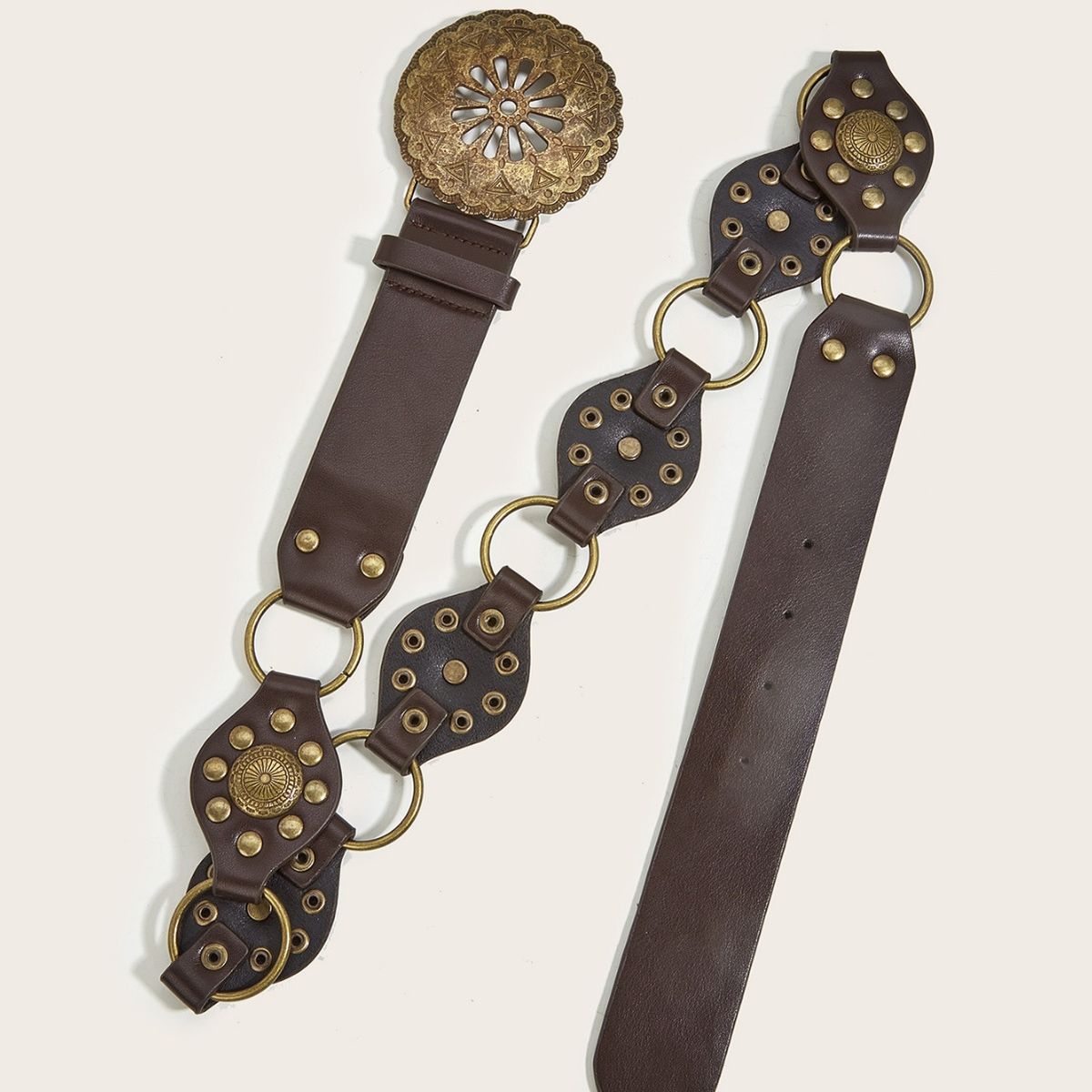 Millennial vürtsikas tüdruku Instagrami ringikujuline neet, lendav krae disain poolkehavöö_voghion.com