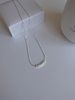 Sterling Necklace Niche Simple Broken Silver Minimalist Clavicle Chain Personality Versatile Korean Version Light Luxury_voghion.com
