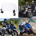Motorcycle Windshield Small Front Windscreen Adjustable Heightened PC Rain Shield Universal Modification_voghion.com