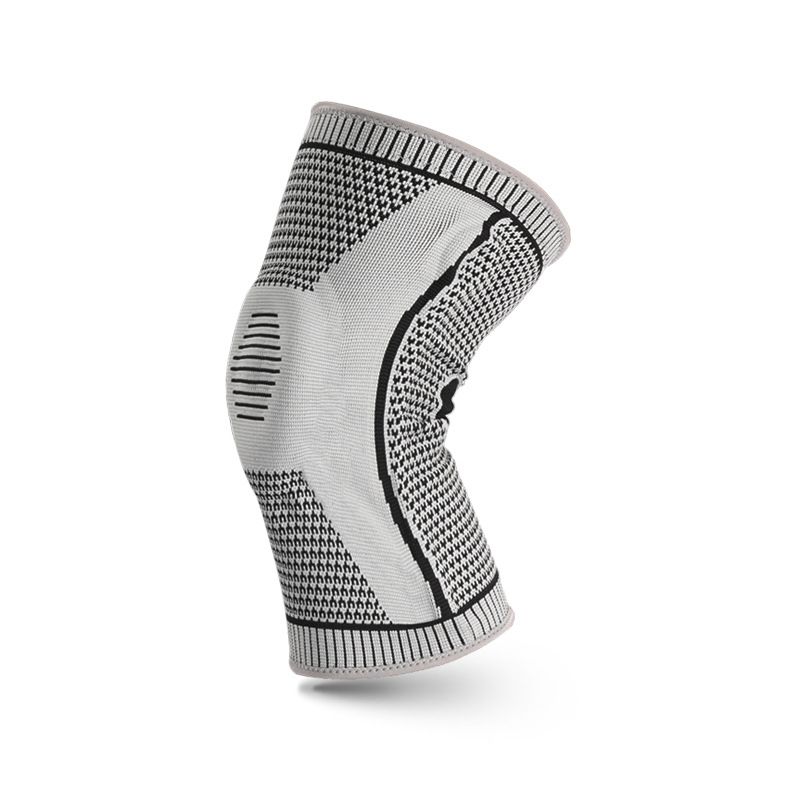 High-Performance Compression Knee Sleeve For Basketball, Running, Hiking & Cycling – Breathable Support With Polyester-Spandex Blend_voghion.com