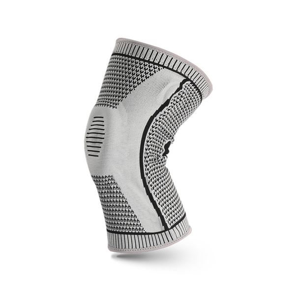 High-Performance Compression Knee Sleeve For Basketball, Running, Hiking & Cycling – Breathable Support With Polyester-Spandex Blend_voghion.com