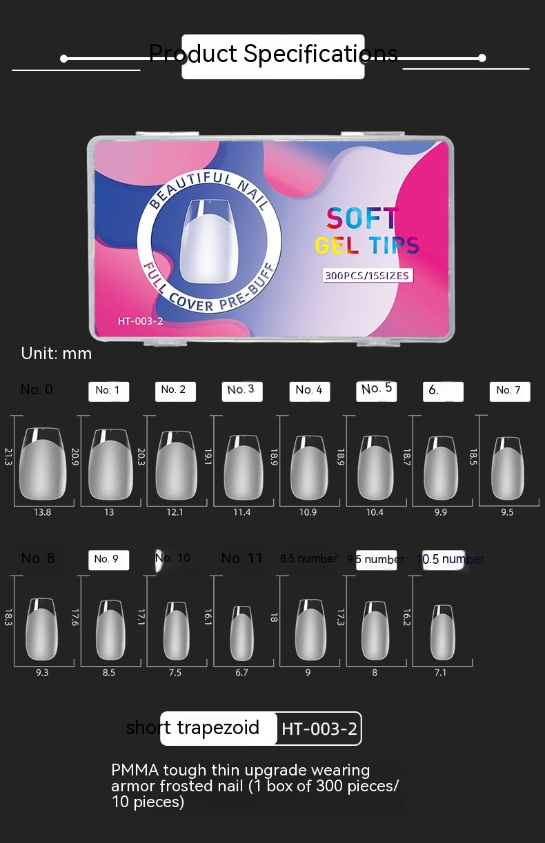 Ciliary Shop Exclusive Matte Wearing Nail Long Droplet Half Patch Ultra This Extended New Style_voghion.com
