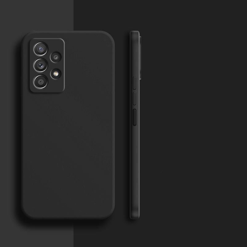 Für Samsung Galaxy A53 5G Fall Samsung A53 A52 A72 A32 A22 A12 Abdeckung Stoßfest Flüssiges Silikon TPU_voghion.com