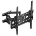 Full Motion TV Wall Mount For 26-70 Inch TVs , Dual Articulating Arms Swivel Extend Tilting TV Mount Bracket, Fits 12/16" Wood Studs_voghion.com