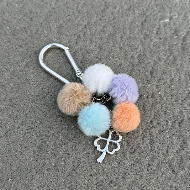 Original Handmade Plush Colorful Multi Element High Value Niche Keychain Doll Pendant Bag Hanging Chain_voghion.com