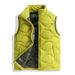 Lightweight Graphene-Infused Down Vest For Men & Women – Stand Collar, Slim Fit, Warm Winter Puffer Gilet In Classic Colors_voghion.com