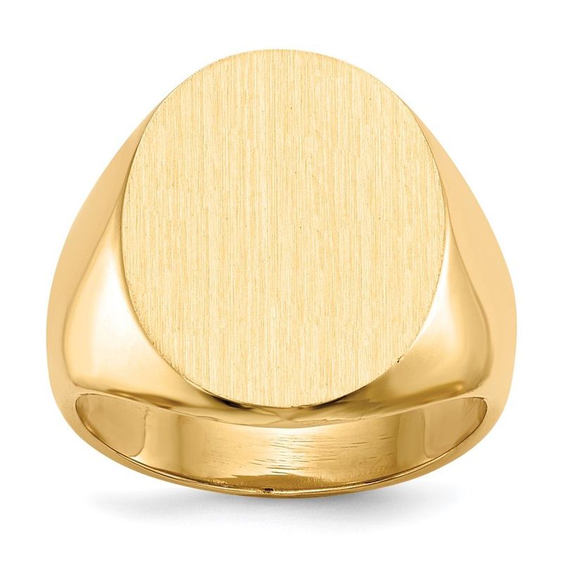 14k 15.5x19.0mm Closed Back Mens Signet Ring_voghion.com