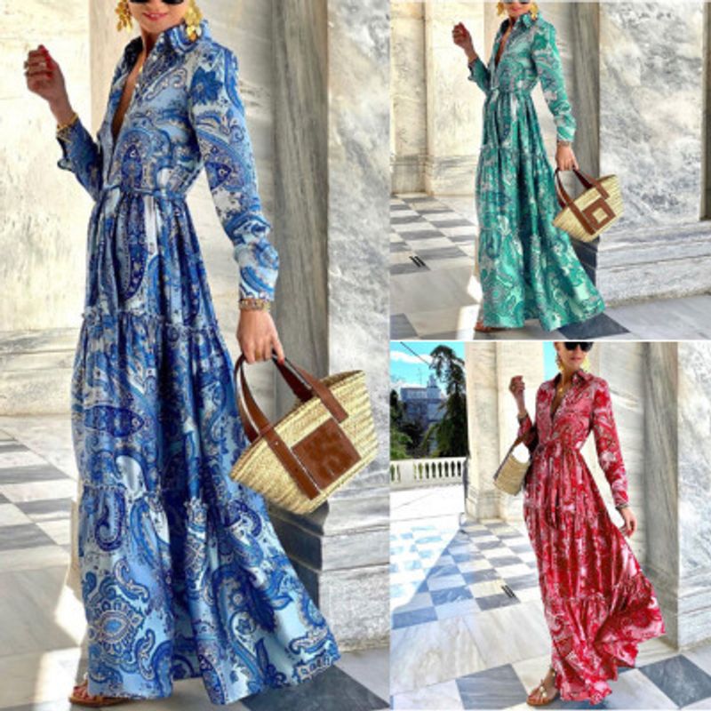 Women's elegant long-sleeved dress_voghion.com