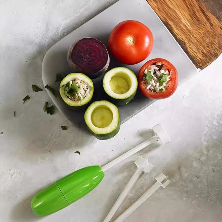 Gemüselochgräber Obstkerngräber Multifunktionales Gemüsekernmesser Küchenhelfer vor Ort_voghion.com