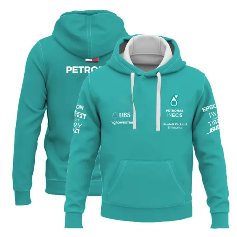 2023 Formula One Men's Fashion Hoodies F1 Racing Team Sudadera Capucha Del Equipo Mercedes Trend Para Hombre Ropa Con_voghion.com