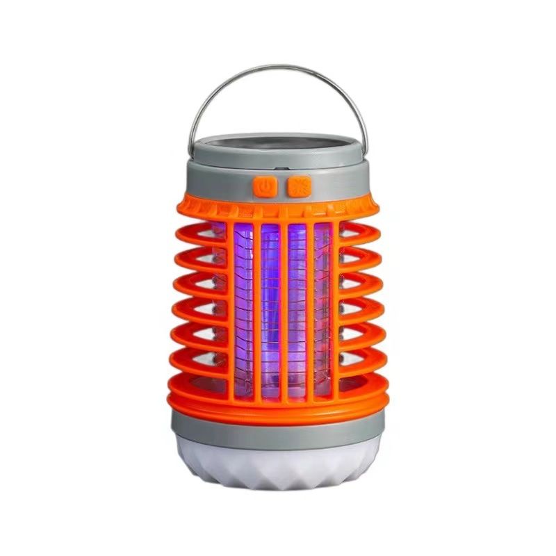 New LED electric shock mosquito killing light outdoor USB charging lighting mosquito trap home silent mosquito repellent_voghion.com