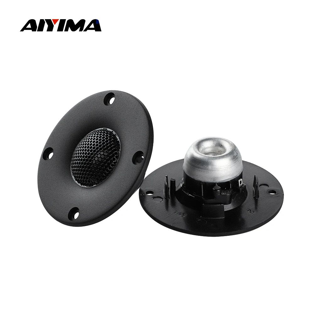 AIYIMA 2 pezzi Tweeter da 3 pollici 4 Ohm 15 W Altoparlante acuti in pellicola di seta Altoparlante audio al neodimio Home Theater con alluminio_voghion.com