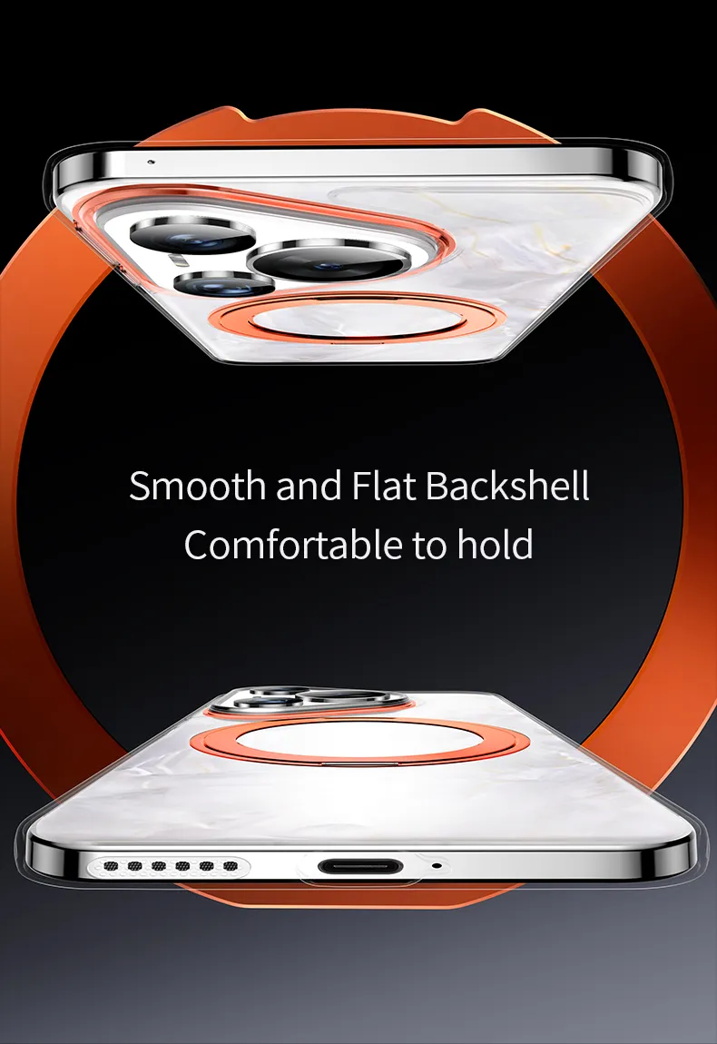 Xundd pour Huawei P70 Pro Plus Pura 70 Ultra 360 ° Rotation support magnétique étui protection de la caméra couverture de téléphone transparente_voghion.com