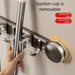 Saugnapf-Halterung für Badezimmer, ohne Bohren, Wand- oder Türbefestigung, Besen- und Mopphaken, feste Ablage, Aufbewahrungsmöglichkeit_voghion.com
