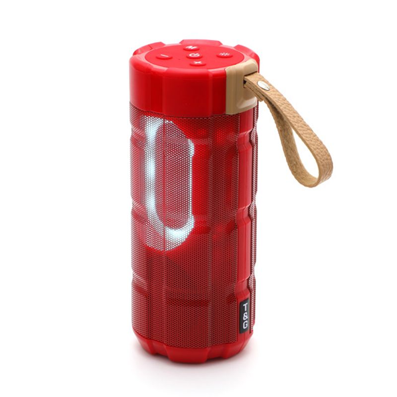 TG285 LED lučka Bluetooth Zunanji nizkotonec z dvojno membrano Prenosni visokokakovostni BT zvočnik s kartico_voghion.com