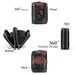 Painted cowhide card holder large capacity multi-card rfid anti-RF scanning double zipper multi-function coin pocket bag_voghion.com