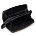 Genuine Leather Business Long Wallet Top Layer Cowhide Double Zipper Clutch Men's Bag_voghion.com