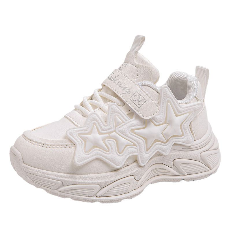 Baskets printemps-automne 2024, nouveautés pour étudiantes, semelles souples, blanches, pour enfants, petites filles, respirantes et encombrantes_voghion.com