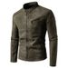 Veste vintage en similicuir pour homme avec doublure polaire – Manteau en PU style motard rétro pour tenues décontractées et d'équitation._voghion.com