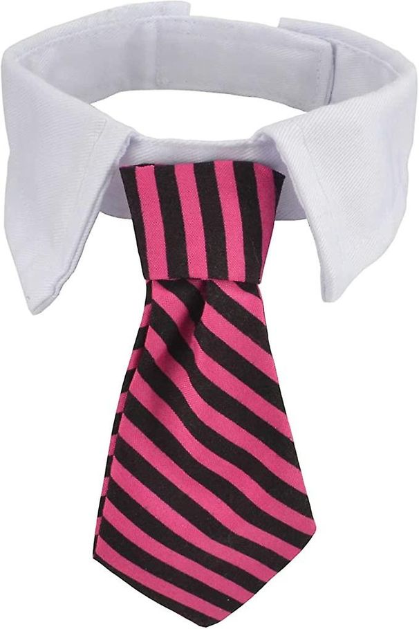 Verstellbare formelle Krawatte für Haustiere, Hunde und Katzen, Smoking, Fliege und Kragen (1)_voghion.com