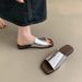 Women's Slippers For Summer 2025 New Korean Style Fairy Beach Soft Flat Sandals_voghion.com