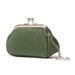 Women's Wallet & Men's Wallet Retro Clip Coin Purse Compact Portable Key Bag Pu Solid Color Coin Storage Bag_voghion.com