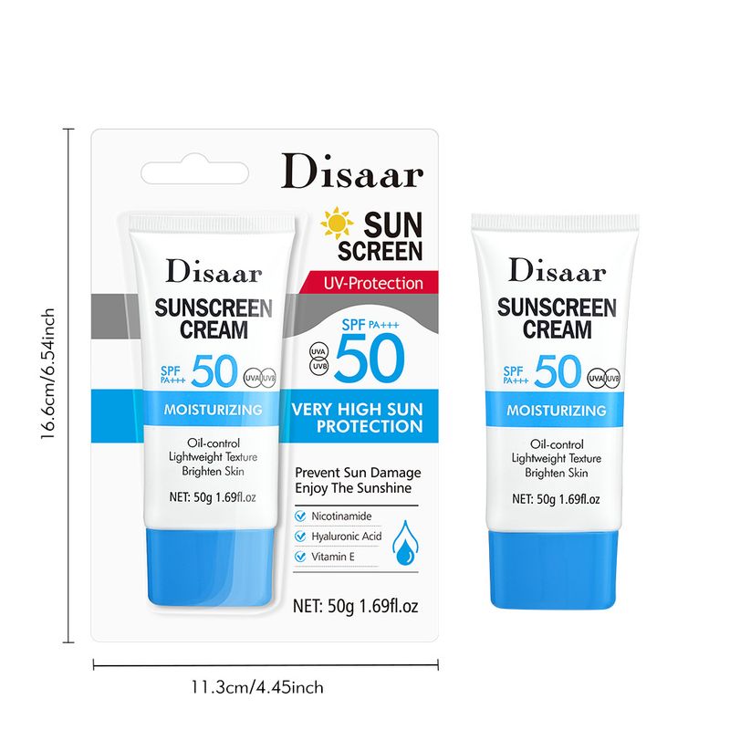 Disaar50g Leg And Arm Sunscreen Full Box Sunscreen Cream_voghion.com