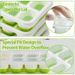 Silicone Cube Easy-Release & Flexible Mold Spill-Resistant Removable Lid Stackable Ice Trays With Covers_voghion.com