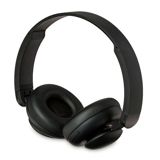 Wireless On-Ear Bluetooth Headphones With Mic And 24-Hour Playtime – Black_voghion.com