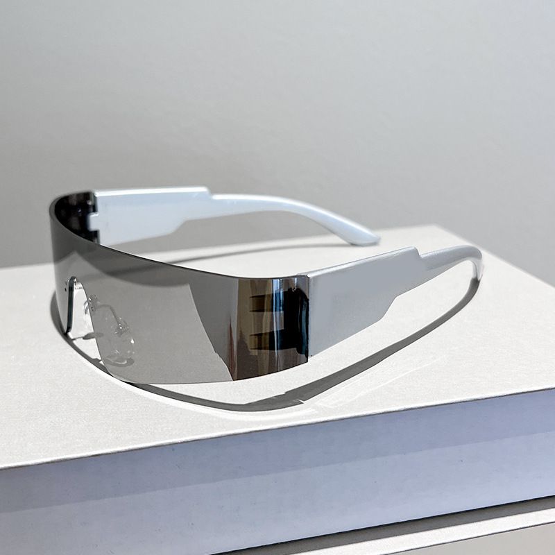 Ochelari de soare integrați fără ramă Cyberpunk, cu tehnologie de viitor, pentru bărbați și femei, la modă_voghion.com