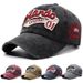 Hat Versatile Washed Vintage Soft Top For Women Embroidered Face Slimming Men's Baseball Cap_voghion.com