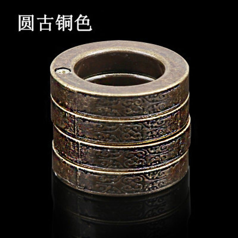 Distinctive round finger hexagonal ring square finger self-defense emergency window breaker finger buckle self-defense ring_voghion.com