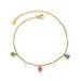 Beach Style Gold Exquisite Small Cross Starfish Anklet Ins High-end Multi-element Titanium Steel Foot Jewelry_voghion.com