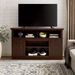 Vintage Drawer Traditional TV Media Stand Farmhouse Rustic Entertainment Console For TV Up To 65' With Open And Closed Storage Space, Espresso, 60'W_voghion.com