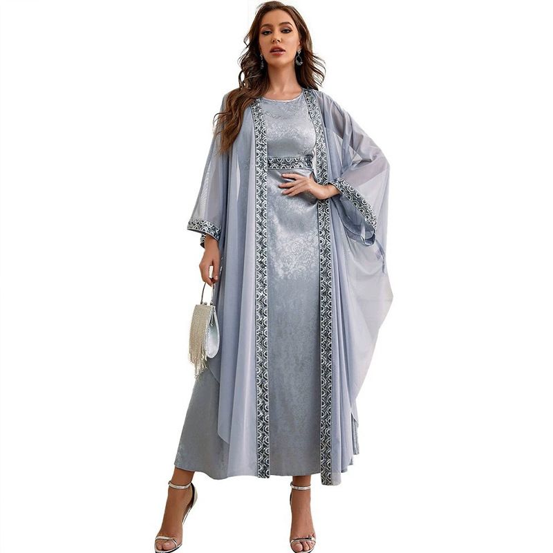 Women's Muslim women's embroidery suit female _voghion.com