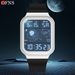 Unisex Square Digital Watch With LED Backlight, Alarm & Water Resistance – Stylish & Functional For Everyday Wear Luminous Electronic Watch_voghion.com
