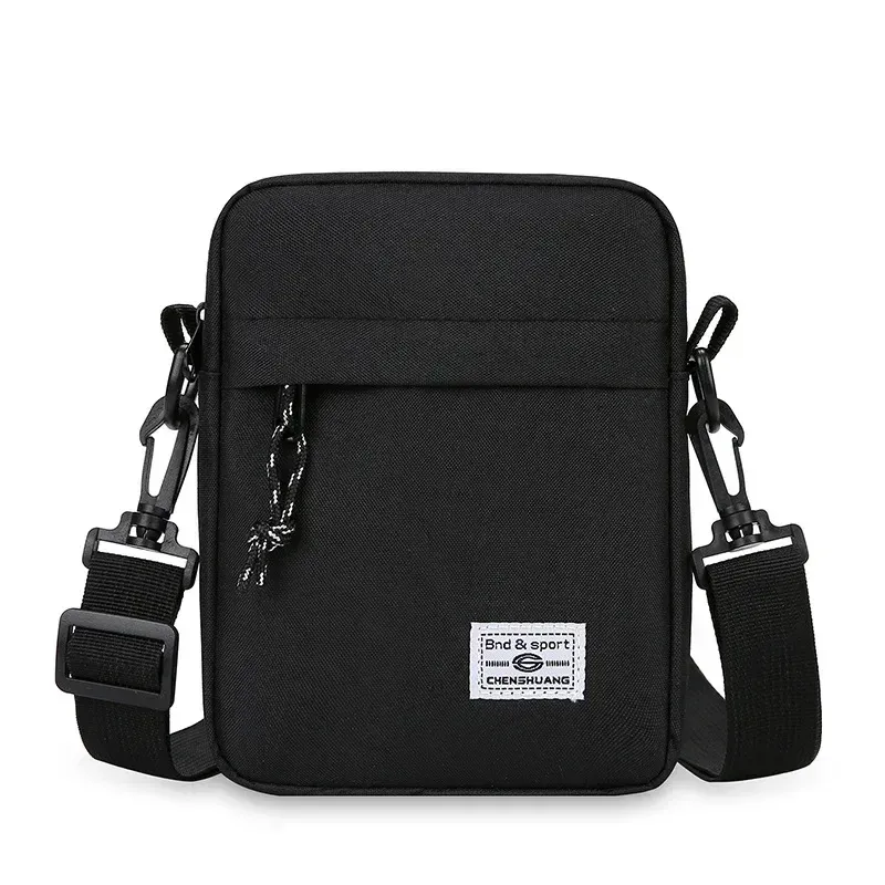 Men's Casual Small Crossbody Shoulder Man's Leisure Mini Mobile Phone Bag INS Trendy Light Travel Messenger for Student_voghion.com