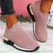 2025 New Socks And Elastic Cloth, Large Size Shoes, Women's Shoes_voghion.com